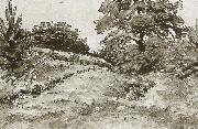 Jean Francois Millet Landscape of wici painting